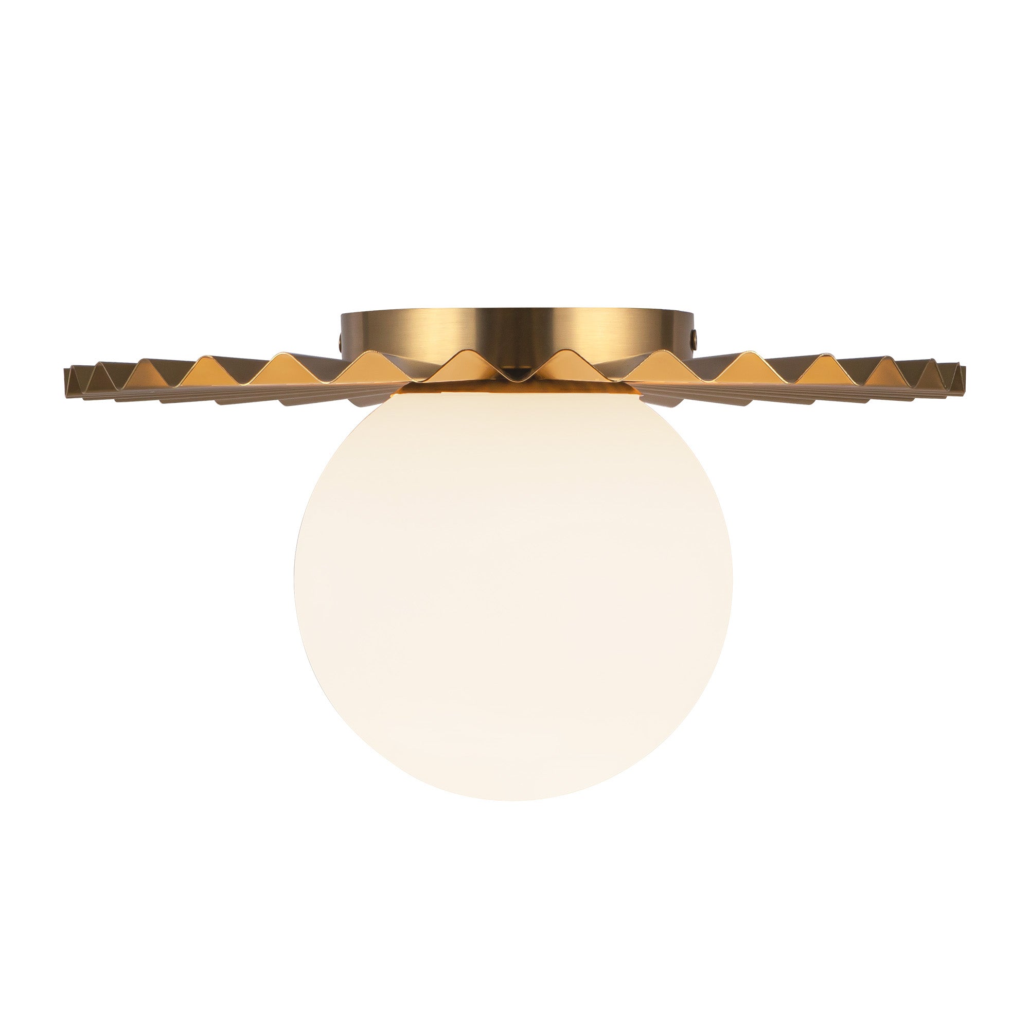 Plume 12-in Steel Flush Mount