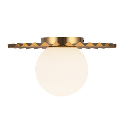 Plume 12-in Steel Flush Mount