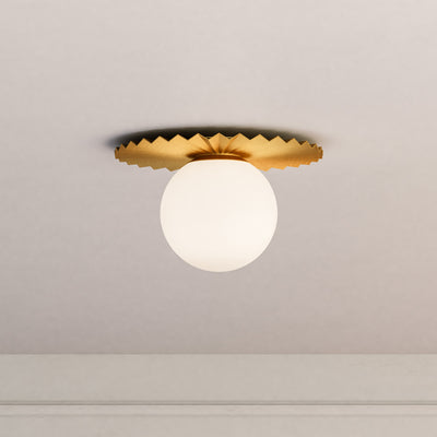 Plume 12-in Steel Flush Mount