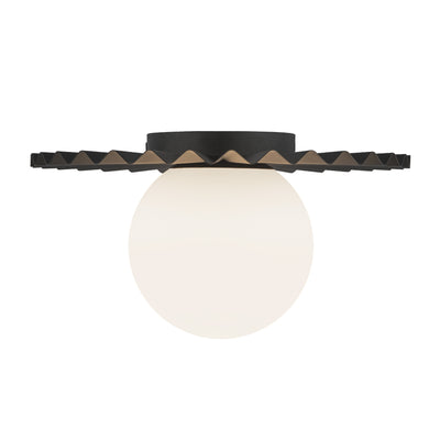 Plume 12-in Steel Flush Mount