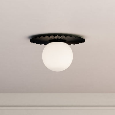 Plume 12-in Steel Flush Mount