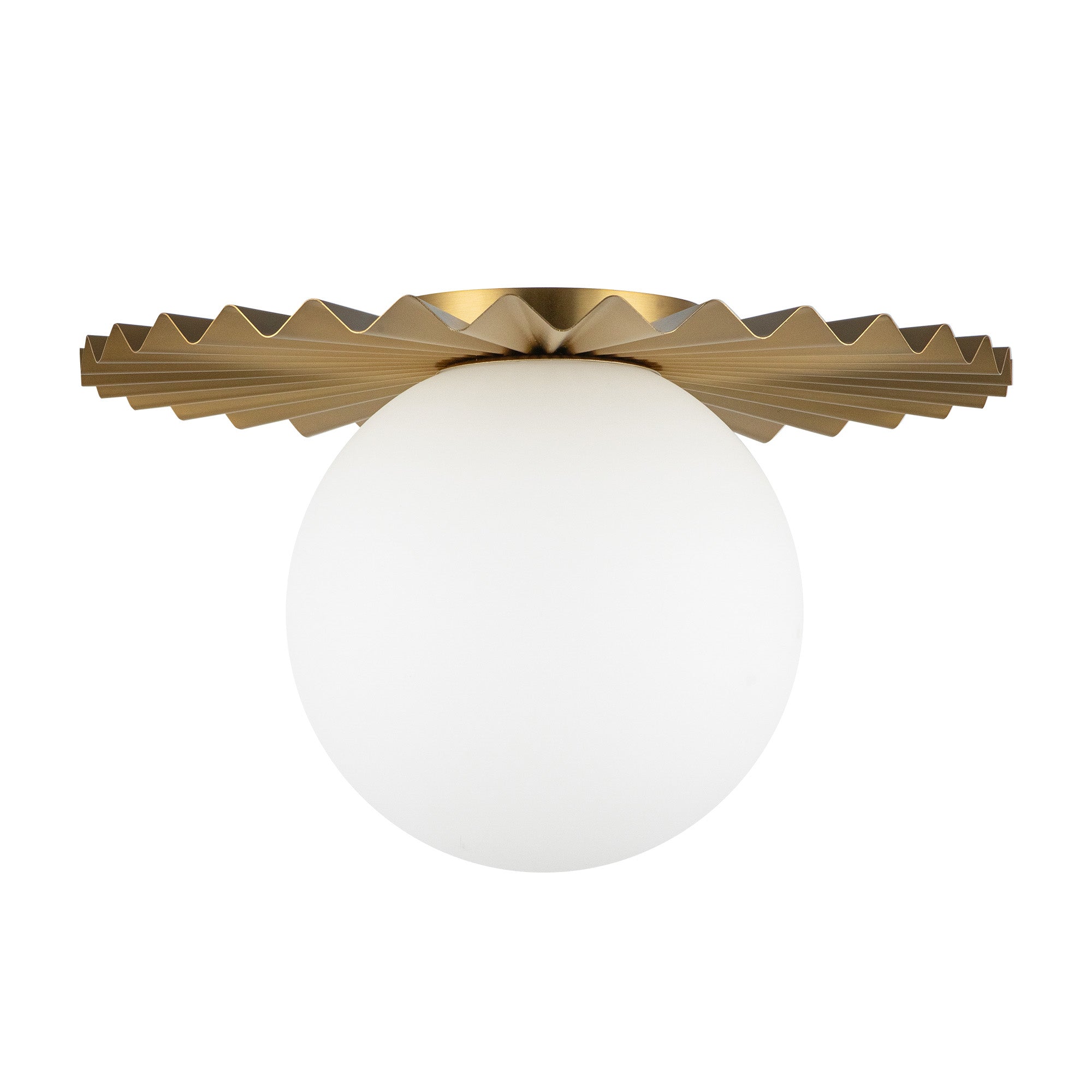 Plume 14-in Steel Flush Mount