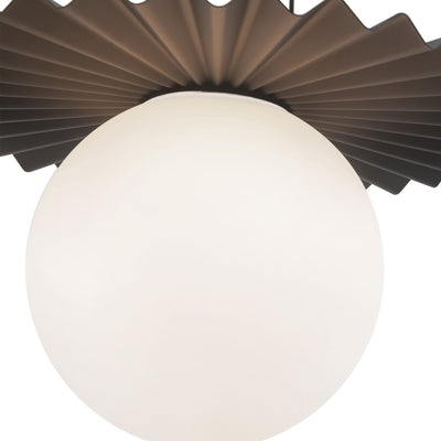 Plume 14-in Steel Flush Mount