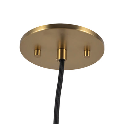 Plume 14-in Steel Pendant
