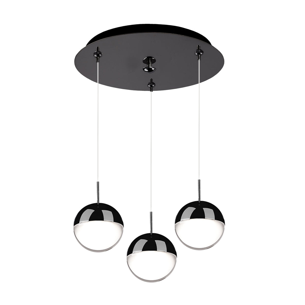 Pluto 11-in Steel Multi Pendant