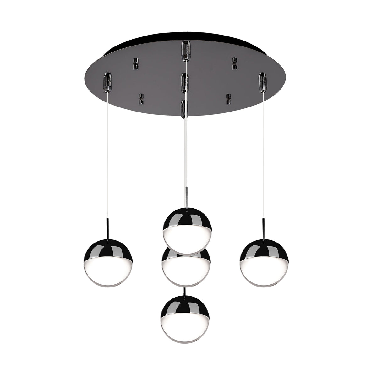 Pluto 14-in Steel Multi Pendant