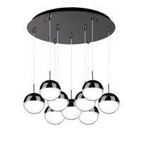 Pluto 18-in Steel Multi Pendant