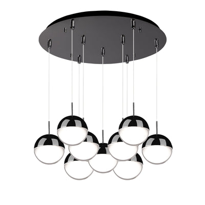Pluto 18-in Steel Multi Pendant