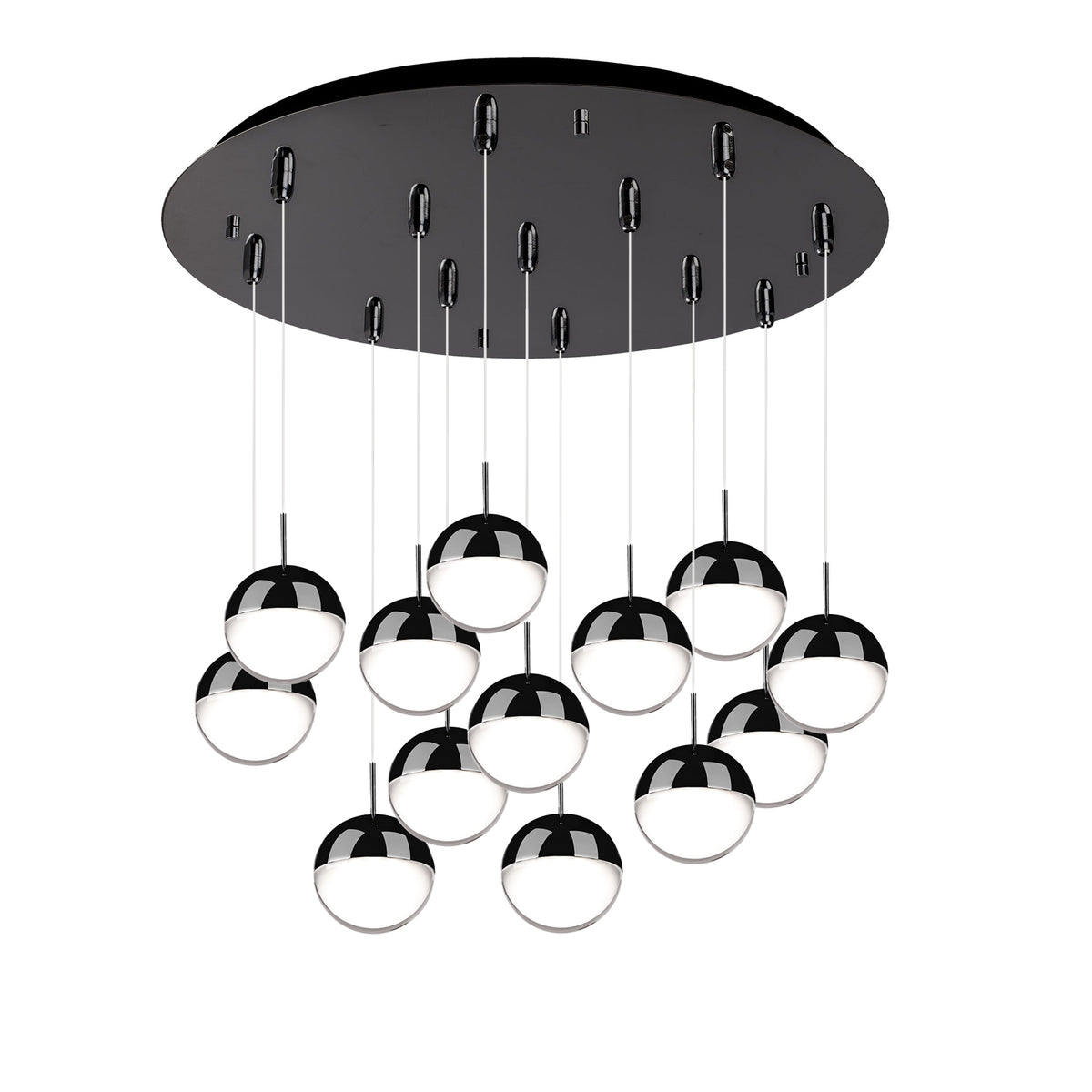 Pluto 24-in Steel Multi Pendant