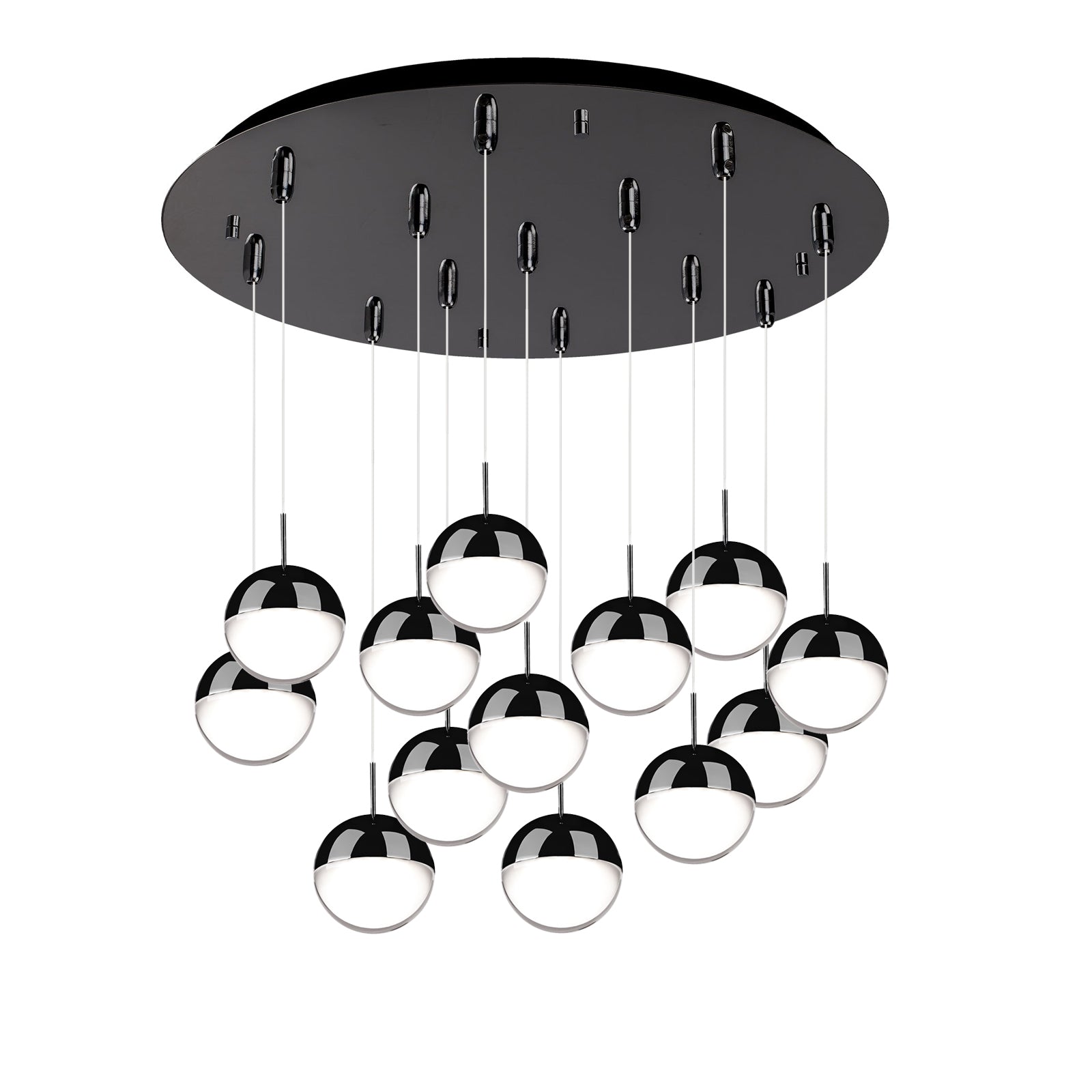 Pluto 24-in Steel Multi Pendant
