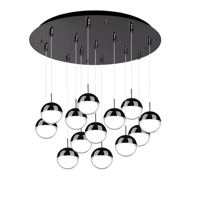 Pluto 24-in Steel Multi Pendant