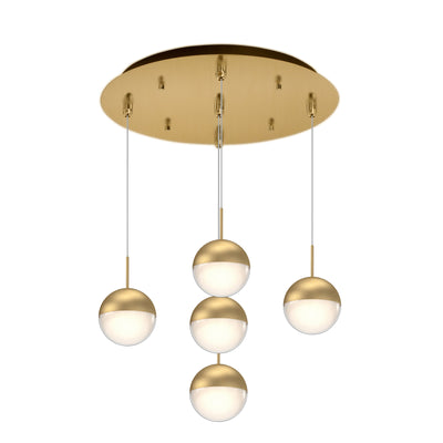 Pluto 14-in Steel Multi Pendant