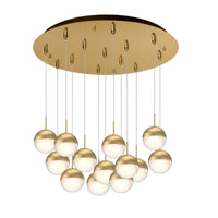 Pluto 24-in Steel Multi Pendant