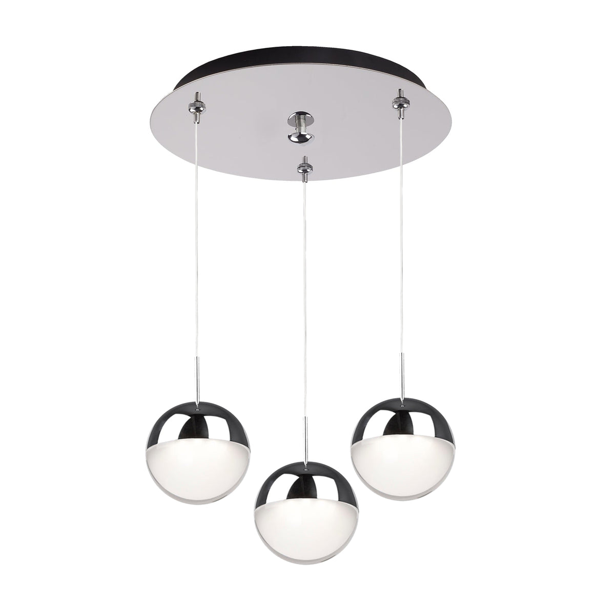 Pluto 11-in Steel Multi Pendant