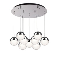 Pluto 18-in Steel Multi Pendant