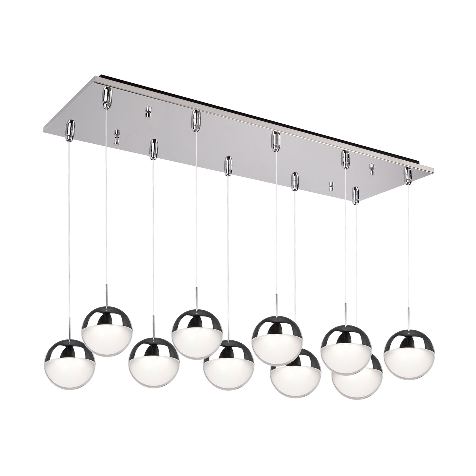 Pluto 27-in Steel Multi Pendant