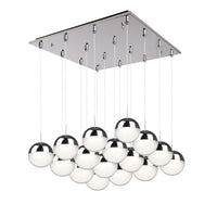 Pluto 20-in Steel Multi Pendant