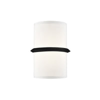 Pondi 9-in Steel Wall Sconce