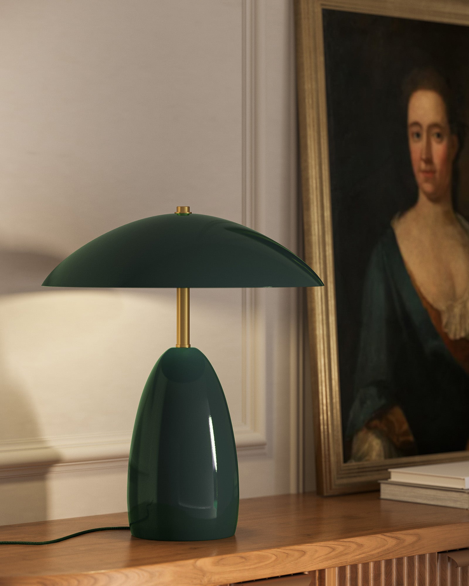 Poppy 12-in Aluminum Table Lamp