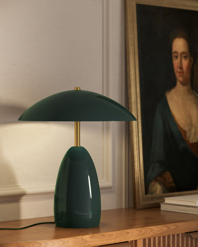 Poppy 12-in Aluminum Table Lamp