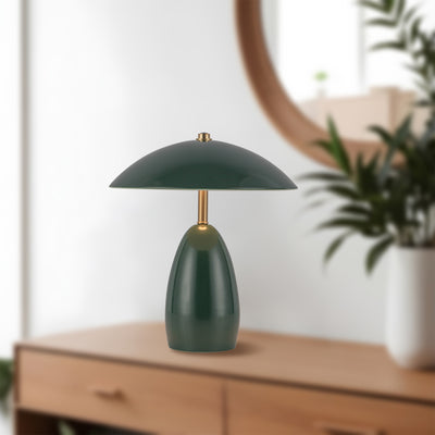Poppy 9-in Aluminum Table Lamp