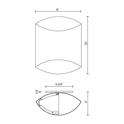 Preston 8-in Steel Wall Sconce
