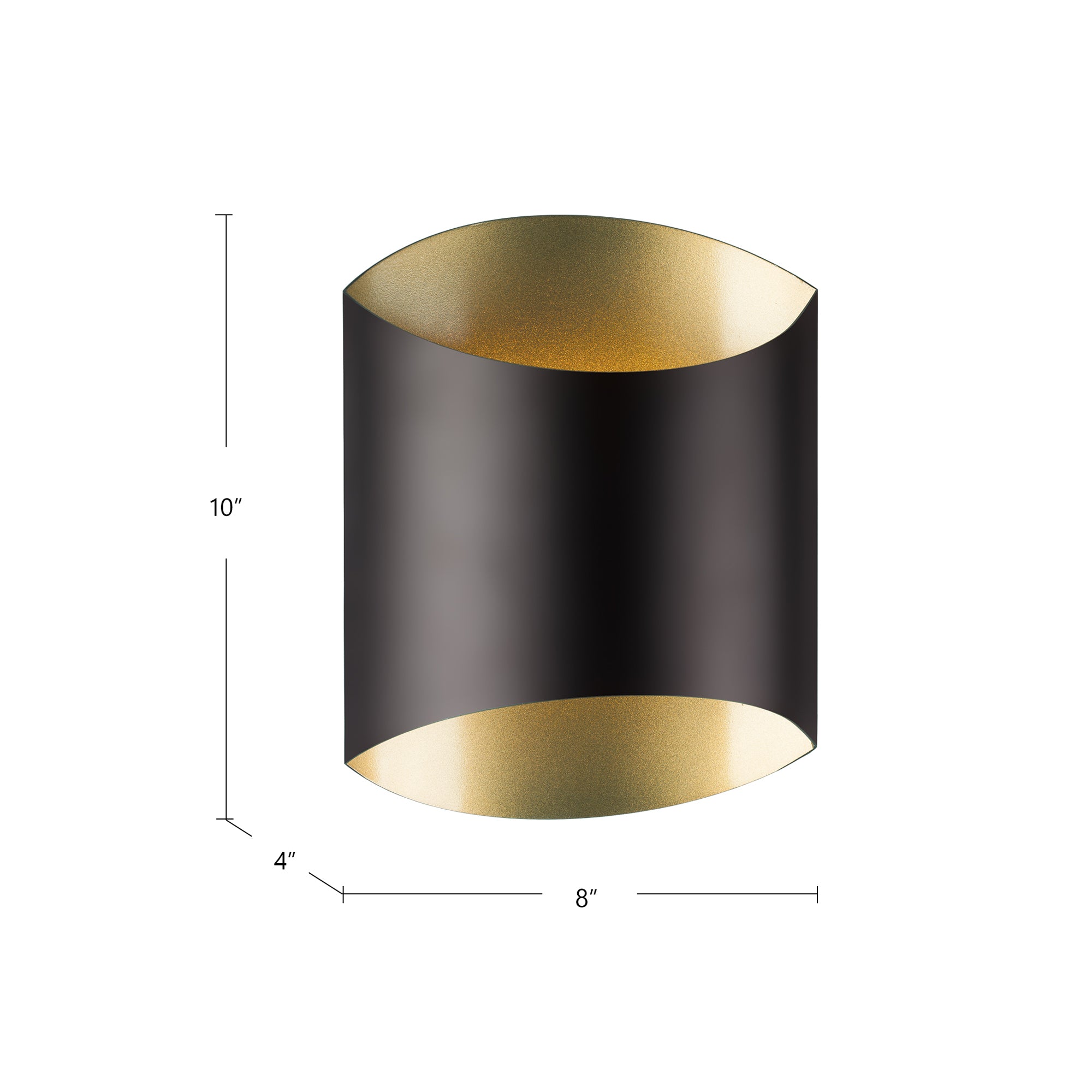 Preston 8-in Steel Wall Sconce