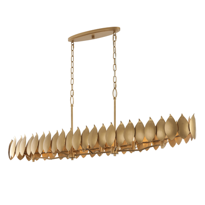 Petal Reign 8 Light Linear Pendants