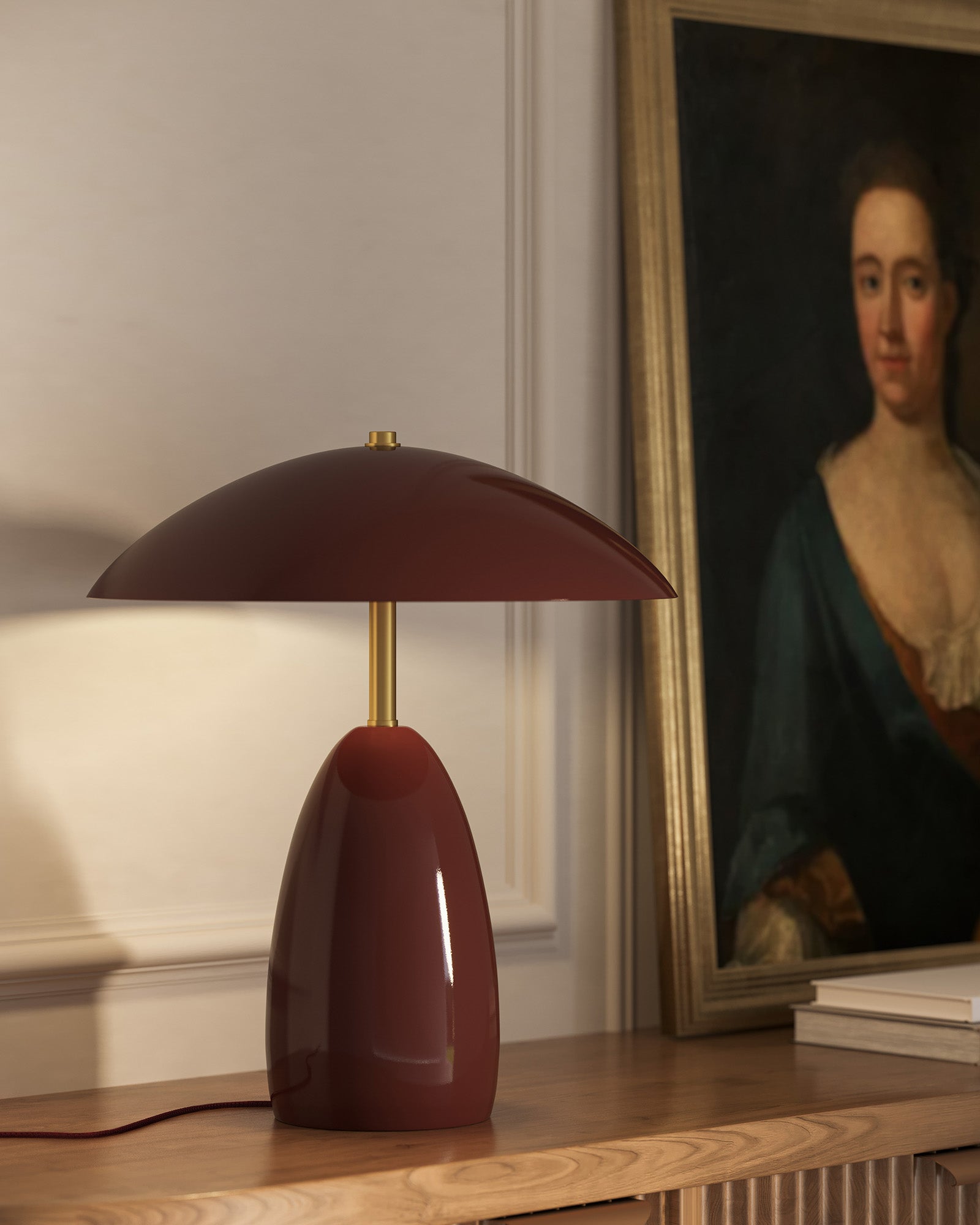 Poppy 12-in Aluminum Table Lamp