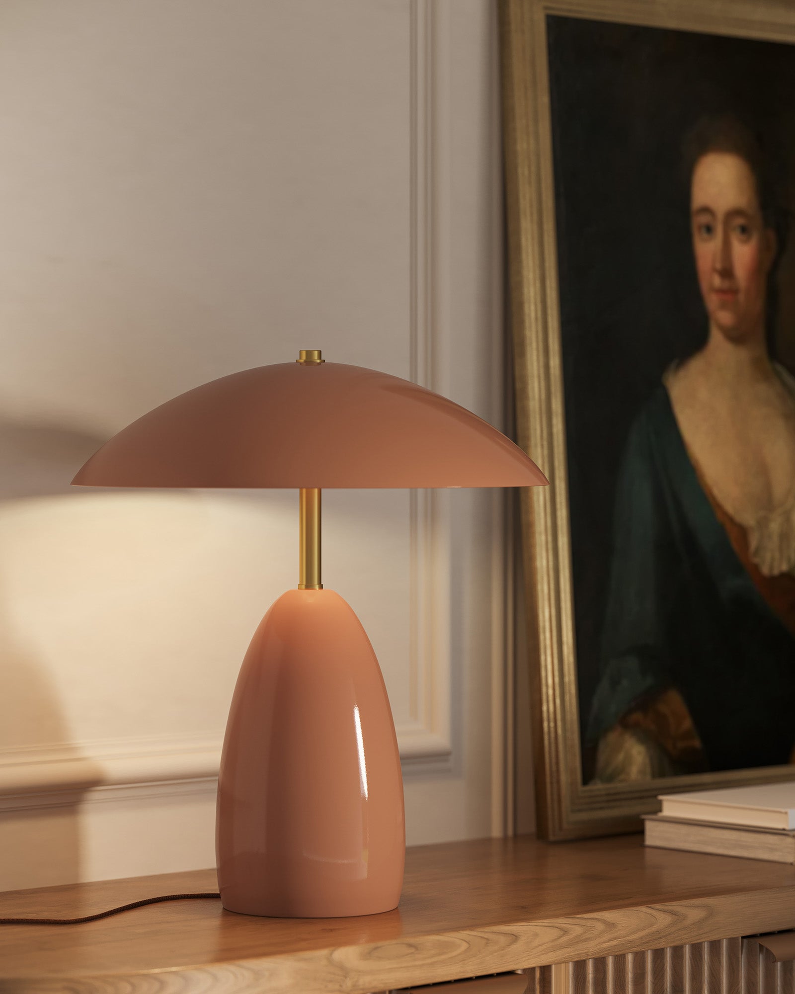 Poppy 12-in Aluminum Table Lamp