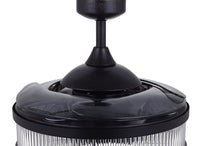 Corbelle 48 Inch 3 Light Antique Black Fan with Retractable Blades