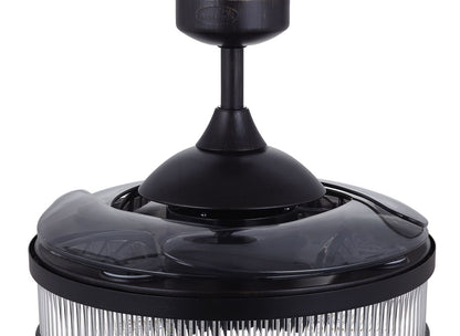 Corbelle 48 Inch 3 Light Antique Black Fan with Retractable Blades