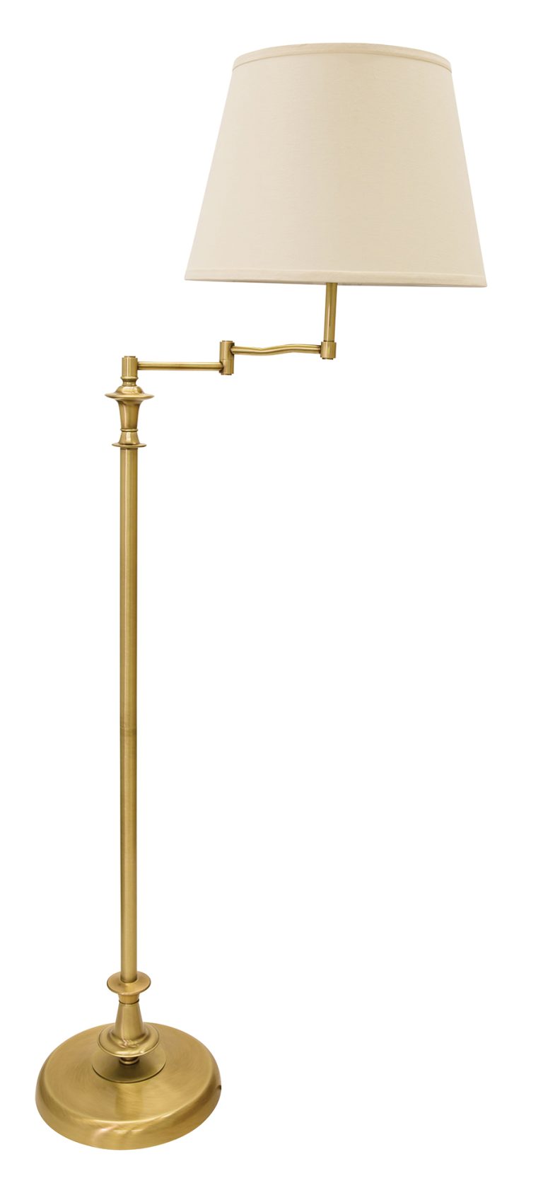 58-inch Randolph Antique Brass Floor Lamp