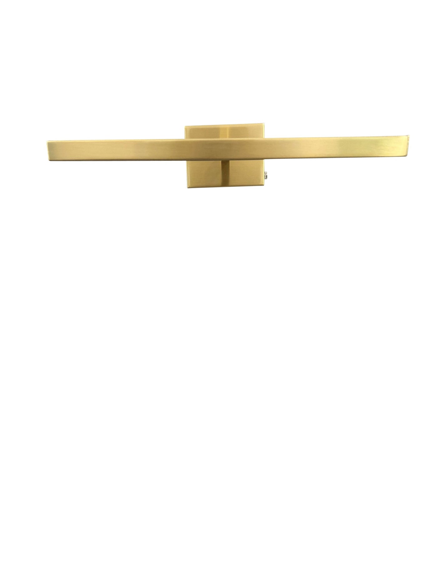 12-inch Advent Satin Brass Rechargeable Picture Light