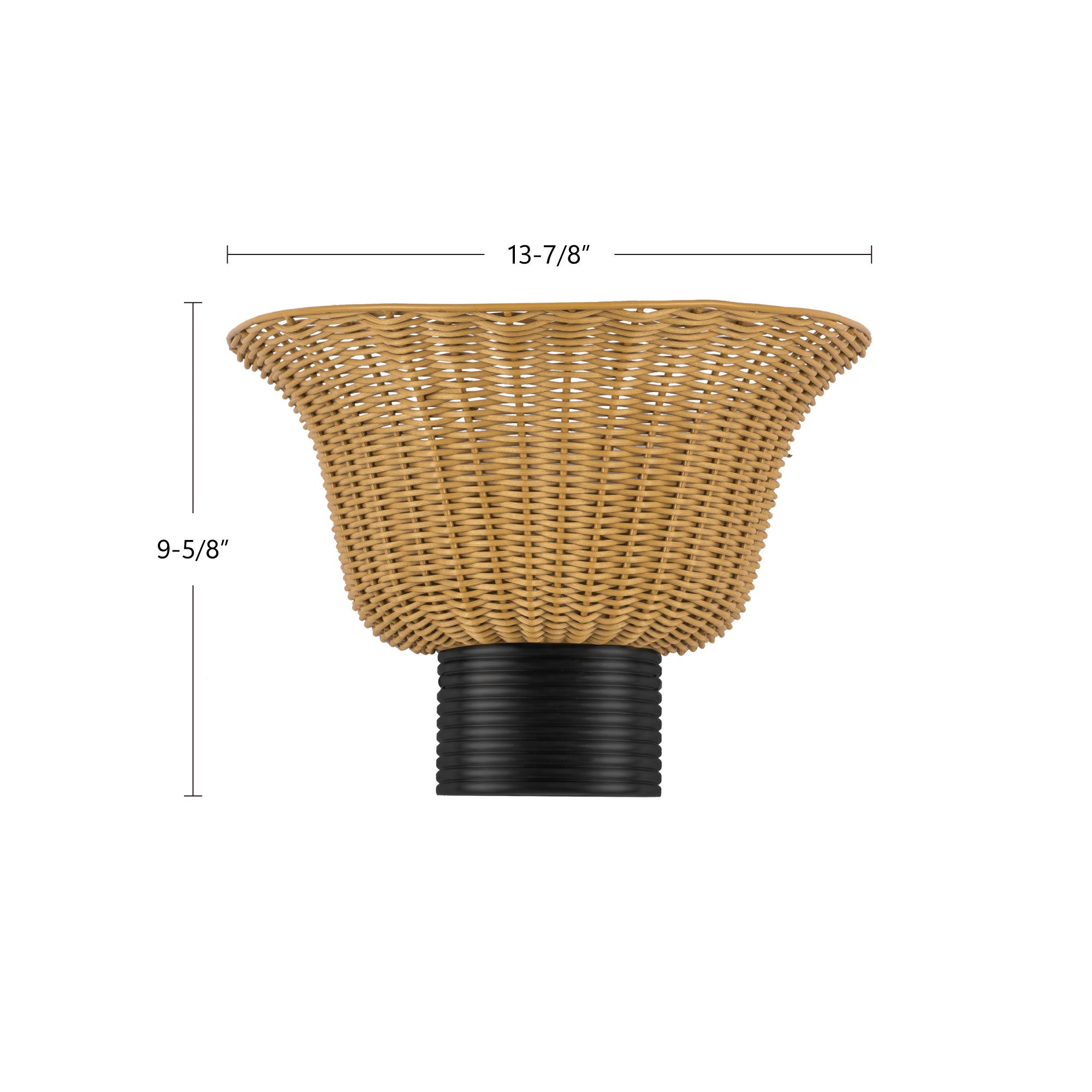 Rancho 14-in Aluminum Vanity Light
