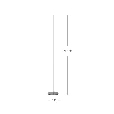 Reeds 10-in Aluminum Floor Lamp