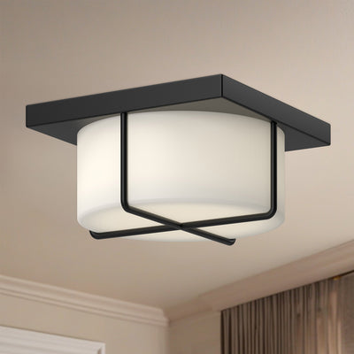 Regalo 10-in Steel Flush Mount