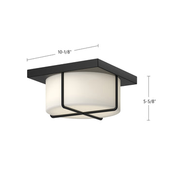 Regalo 10-in Steel Flush Mount