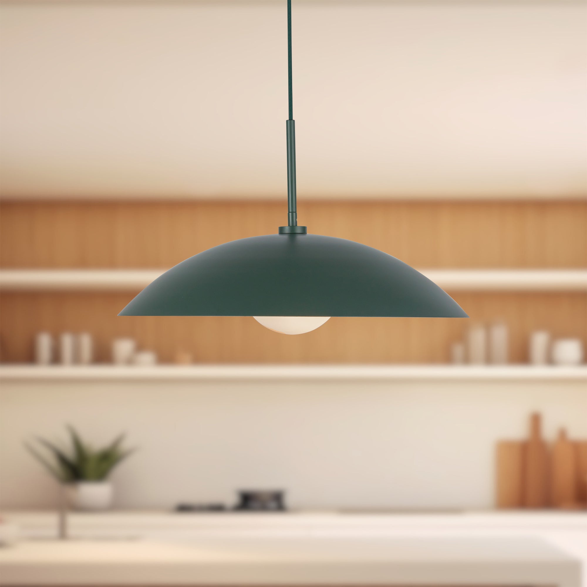 Regent 19-in Steel Pendant