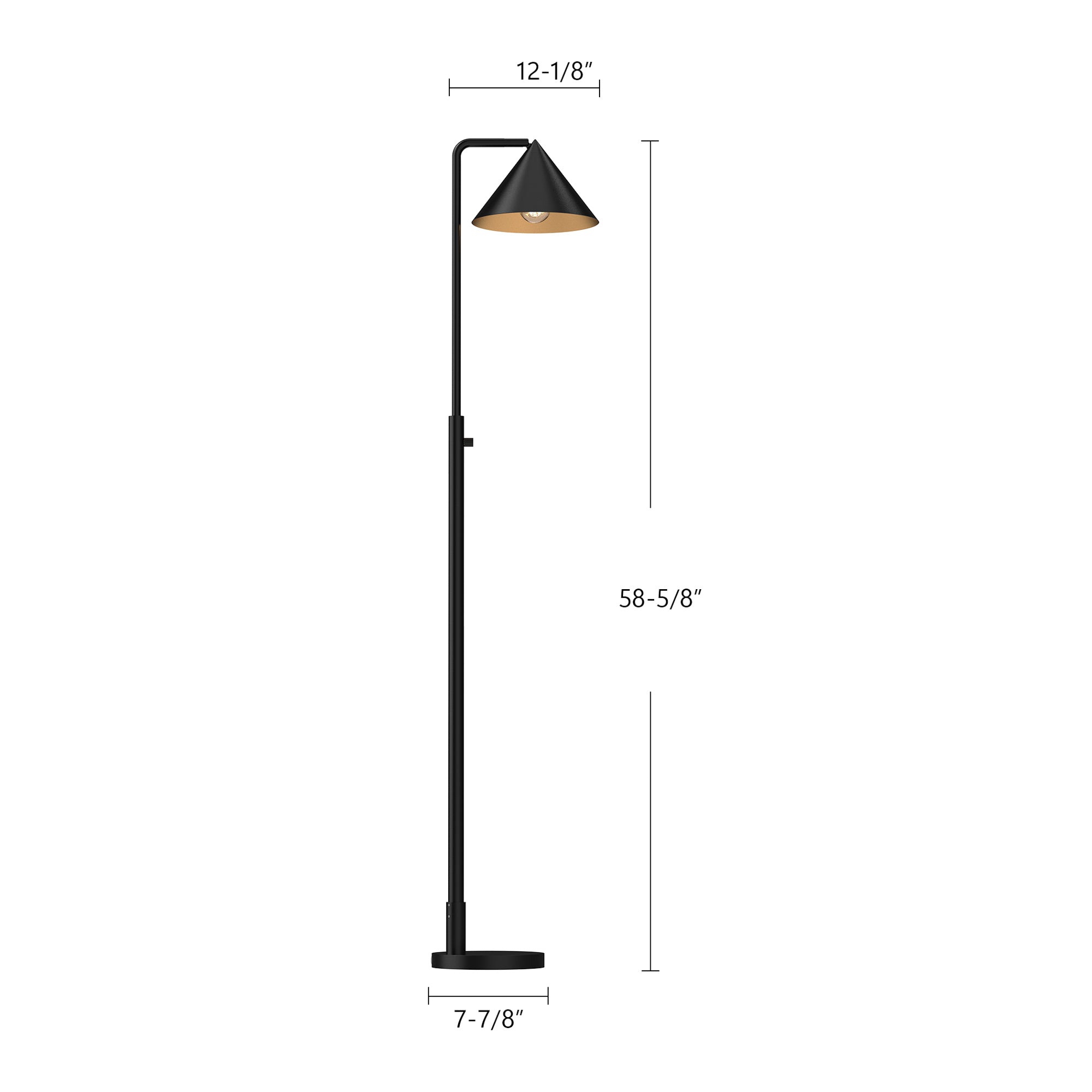 Remy 58-in Steel Floor Lamp