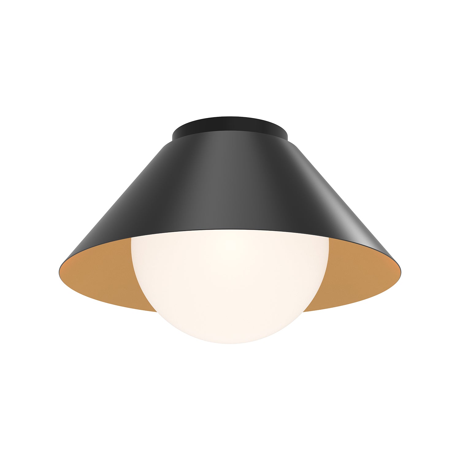 Remy 14-in Steel Flush Mount