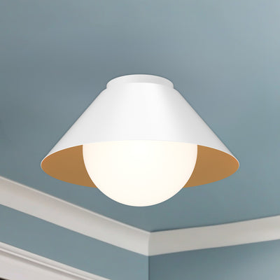 Remy 14-in Steel Flush Mount