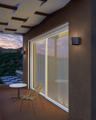 Rene 6-in Aluminum Outdoor Wall Sconce