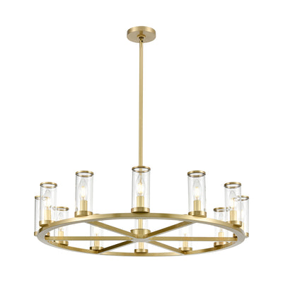 Revolve 33-in Steel Chandelier