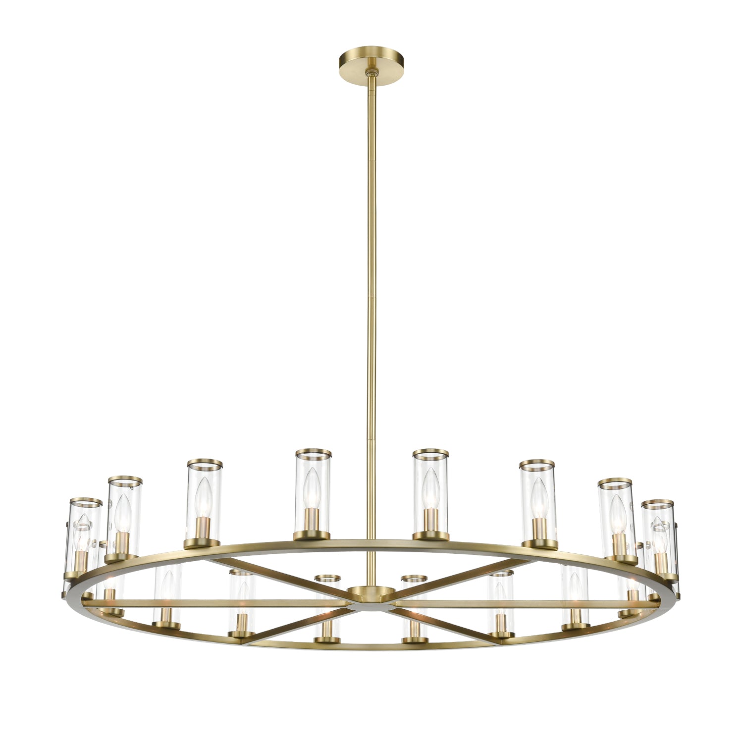 Revolve 48-in Steel Chandelier