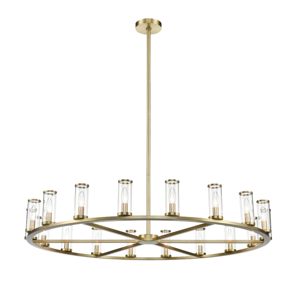 Revolve 48-in Steel Chandelier