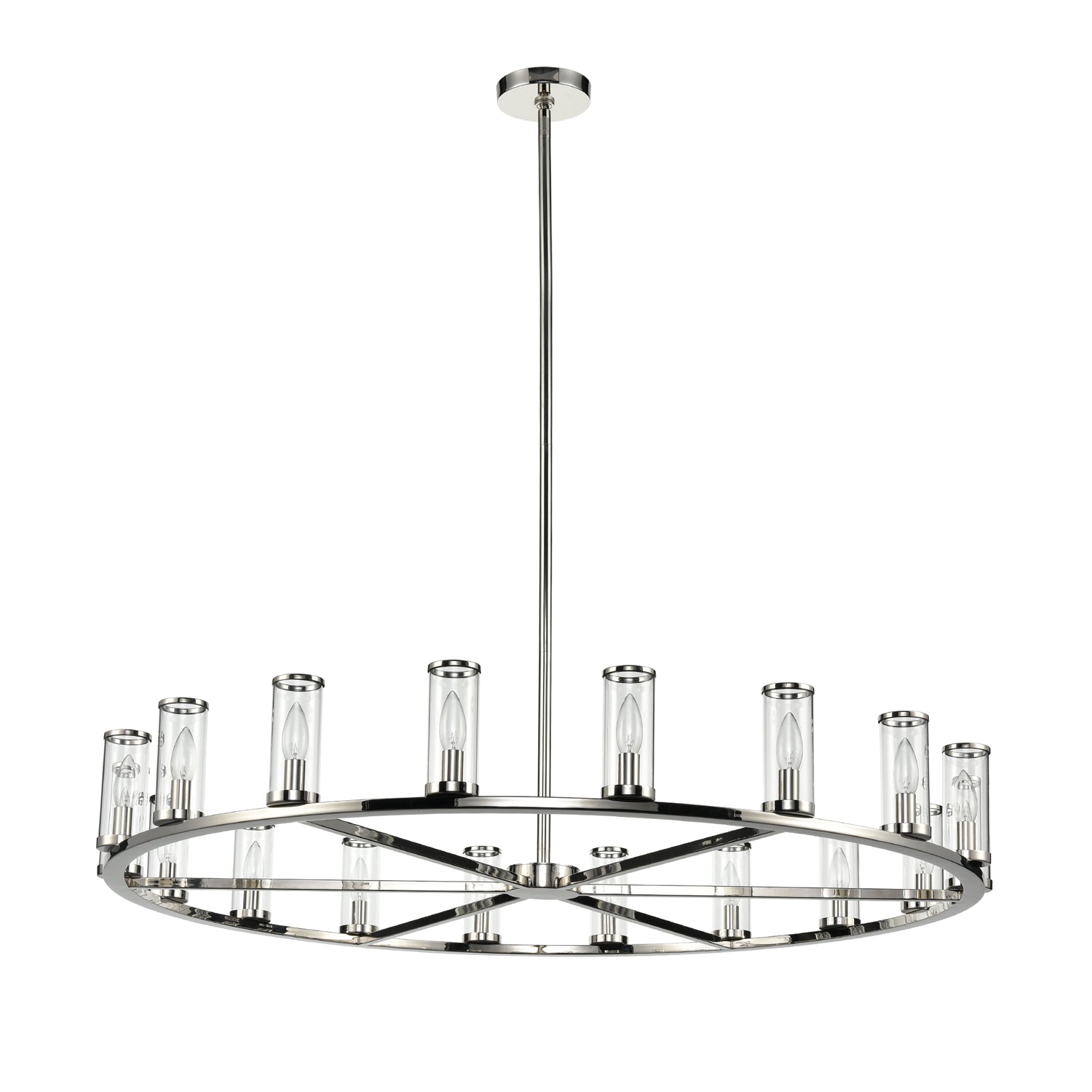 Revolve 48-in Steel Chandelier