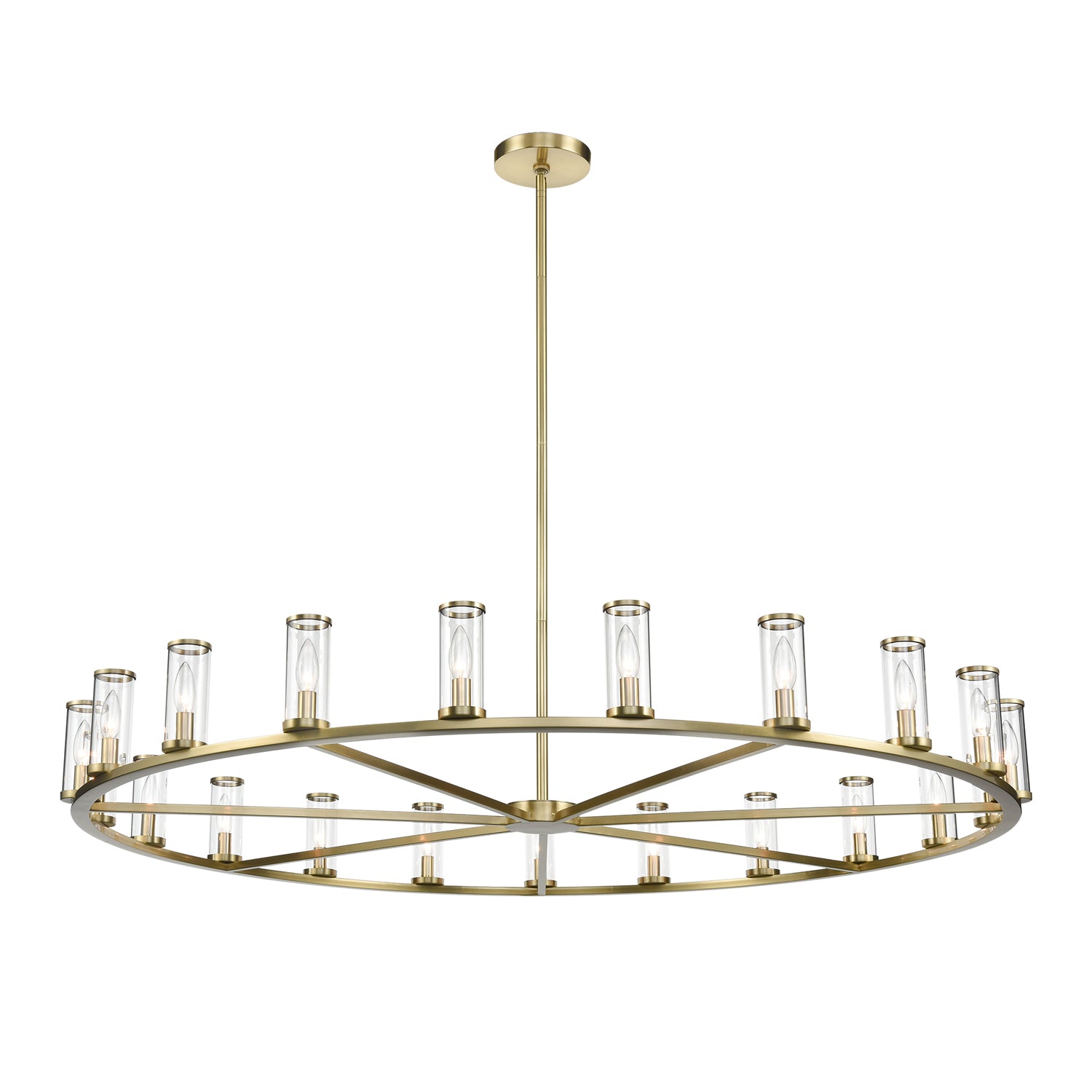 Revolve 61-in Steel Chandelier