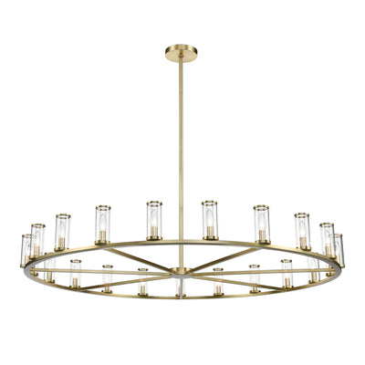 Revolve 61-in Steel Chandelier