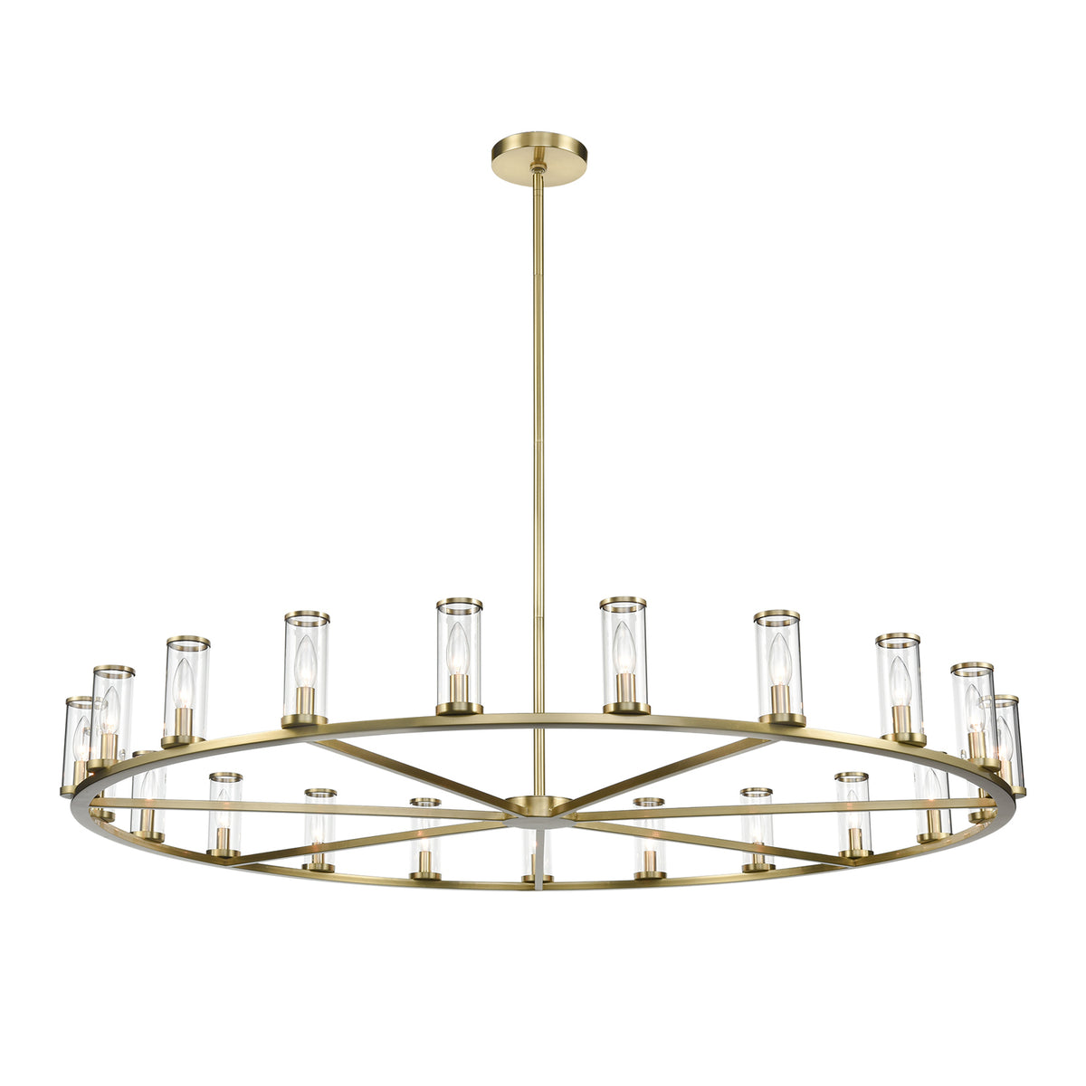 Revolve 61-in Steel Chandelier